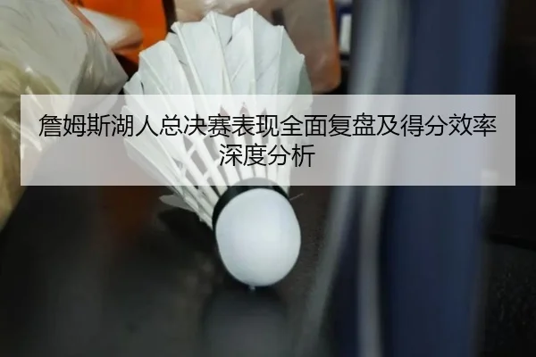 詹姆斯湖人总决赛表现全面复盘及得分效率深度分析 - RAY ESPORTS